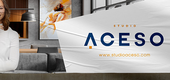 照明行業Aceso公司logo設計